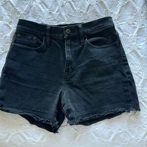 Madewell high rise denim shorts - size 25